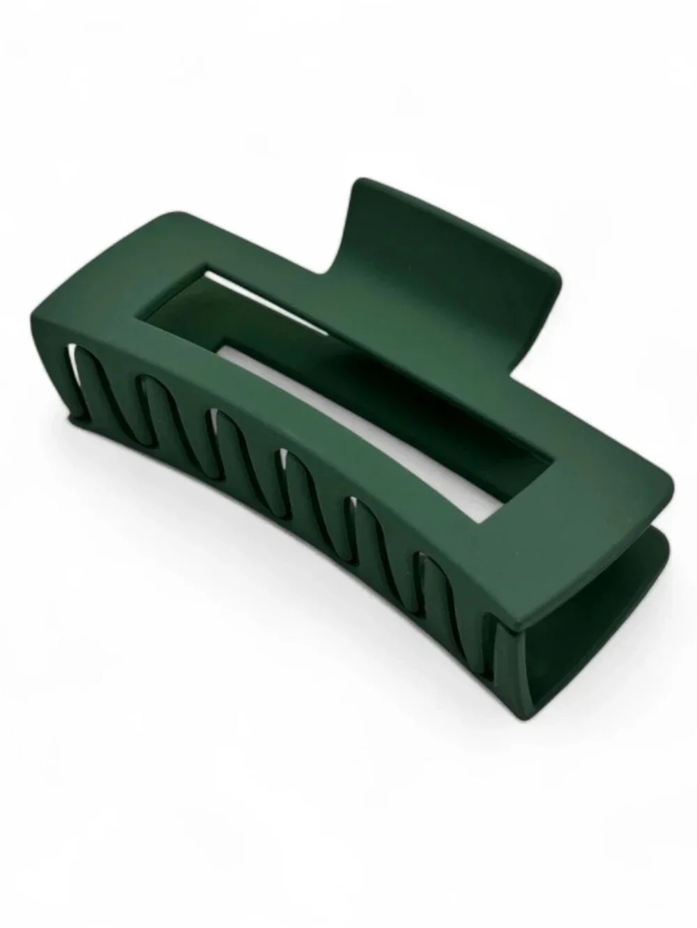 Matte Hair Claw Clip for Unisex - Stylish Grip Rectangle Frosted Hair Clip